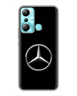 Чехол для Infinix Hot 20i (X665E) с картинкой «Mercedes классический лого»