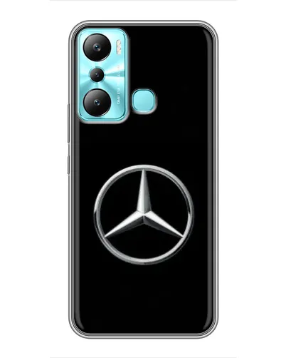 Чехол для Infinix Hot 20i (X665E) с картинкой «Mercedes классический лого»