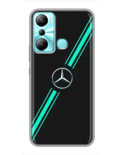 Чохол для Infinix Hot 20i (X665E) з картинкою «Спортивні лінії Mercedes» Чохол для Infinix Hot 20i (X665E) з картинкою «Спортивні лінії Mercedes»