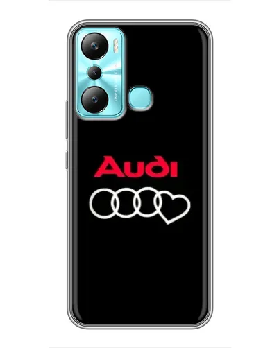 Чехол для Infinix Hot 20i (X665E) с картинкой «Логотип Audi Heart»