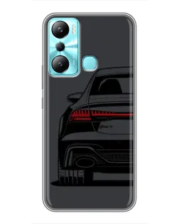 Чехол для Infinix Hot 20i (X665E) с картинкой «Задняя часть Audi — арт»