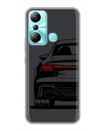 Чехол для Infinix Hot 20i (X665E) с картинкой «Задняя часть Audi — арт»