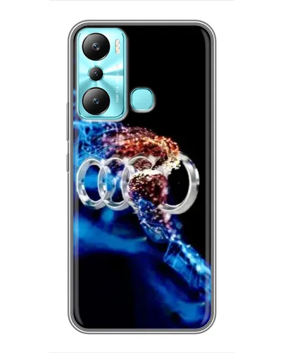 Чехол для Infinix Hot 20i (X665E) с картинкой «Энергия лого Audi»