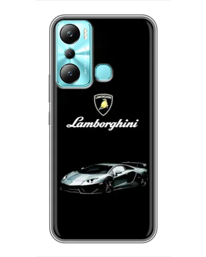 Чехол для Infinix Hot 20i (X665E) с картинкой «Логотип Lamborghini классика»