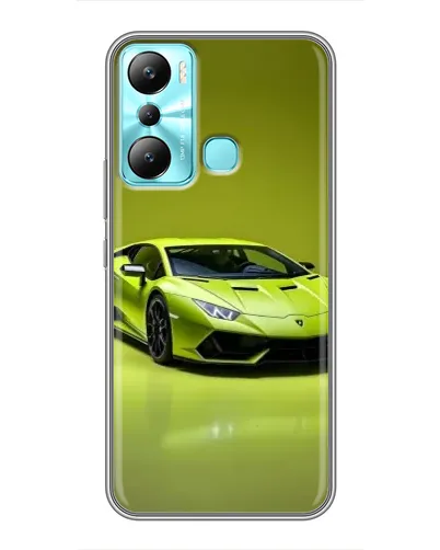 Чехол для Infinix Hot 20i (X665E) с картинкой «Салатовый Lamborghini Huracan»