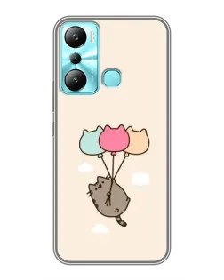 Чехол для Infinix Hot 20i (X665E) с картинкой «Пушин на шариках»
