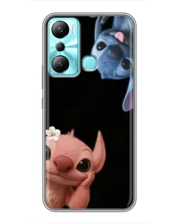 Чехол для Infinix Hot 20i (X665E) с картинкой «Фиолетовый туман роз»