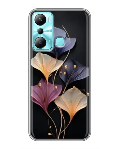 Чехол для Infinix Hot 20i (X665E) с картинкой «Лиловые цветы грации»