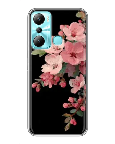Чехол для Infinix Hot 20i (X665E) с картинкой «Розовая ветка сакуры»