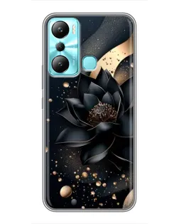 Чехол для Infinix Hot 20i (X665E) с картинкой «Черный лотос»