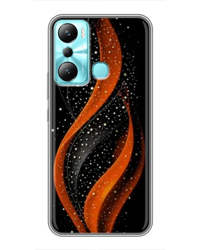 Чехол для Infinix Hot 20i (X665E) с картинкой «Огненная звездная волна»
