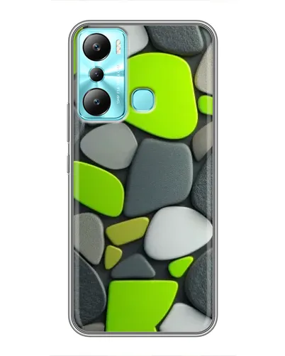 Чехол для Infinix Hot 20i (X665E) с картинкой «Яркая неоновая галька»
