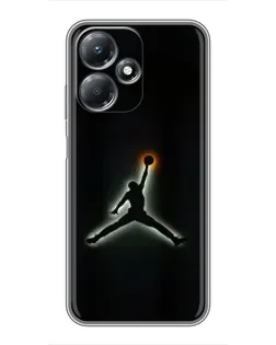 Чехол для Infinix Hot 30 Play с картинкой «Jordan Gradient Logo»