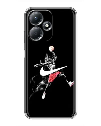 Чехол для Infinix Hot 30 Play с картинкой «Jordan Jumpman»