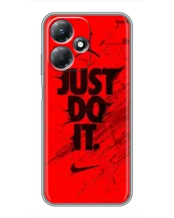Чехол для Infinix Hot 30 Play с картинкой «Nike Just Do It» Чехол для Infinix Hot 30 Play с картинкой «Nike Just Do It»