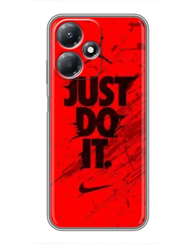 Чехол для Infinix Hot 30 Play с картинкой «Nike Just Do It»