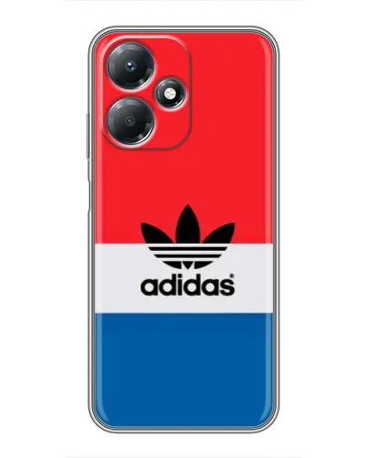 Чехол для Infinix Hot 30 Play с картинкой «Ретро блоки Adidas»