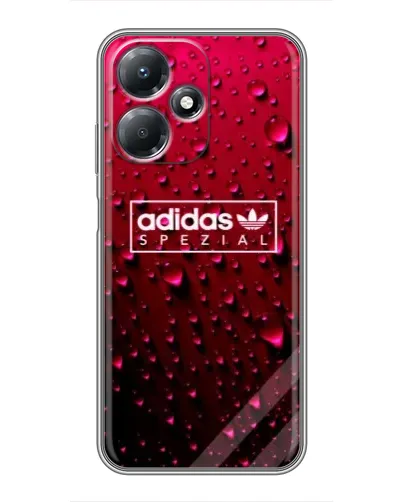 Чехол для Infinix Hot 30 Play с картинкой «Adidas Gold Marble»