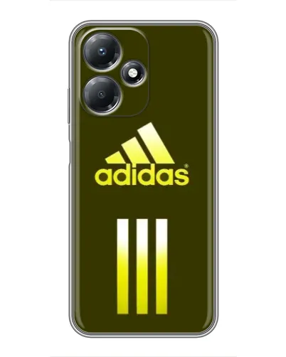 Чехол для Infinix Hot 30 Play с картинкой «Оливковый градиент Adidas»