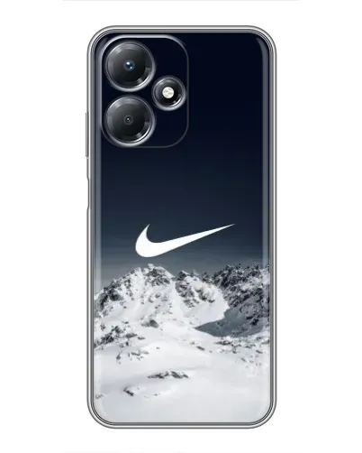 Чехол для Infinix Hot 30 Play с картинкой «Nike — зимние горы» Чехол для Infinix Hot 30 Play с картинкой «Nike — зимние горы»