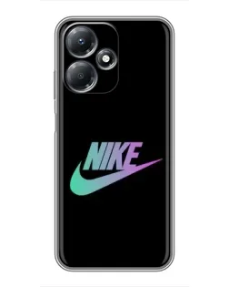 Чехол для Infinix Hot 30 Play с картинкой «Nike — городская ночь»