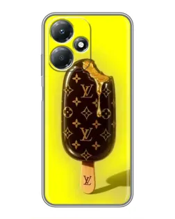 Чехол для Infinix Hot 30 Play с картинкой «Мороженое от LV»