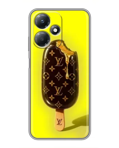 Чехол для Infinix Hot 30 Play с картинкой «Мороженое от LV»