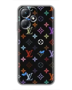 Чехол для Infinix Hot 30 Play с картинкой «Цветная монограмма LV»