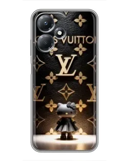 Чехол для Infinix Hot 30 Play с картинкой «Монограмма с фигурой»