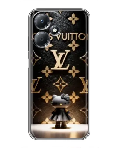 Чехол для Infinix Hot 30 Play с картинкой «Монограмма с фигурой»