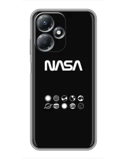 Чехол для Infinix Hot 30 Play с картинкой «NASA — технический принт»