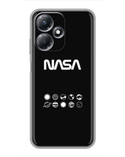 Чехол для Infinix Hot 30 Play с картинкой «NASA — технический принт» Чехол для Infinix Hot 30 Play с картинкой «NASA — технический принт»