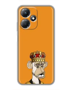 Чехол для Infinix Hot 30 Play с картинкой «Золотая обезьяна Bored Ape»