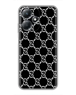 Чехол для Infinix Hot 30 Play с картинкой «Gucci — сетчатый паттерн»