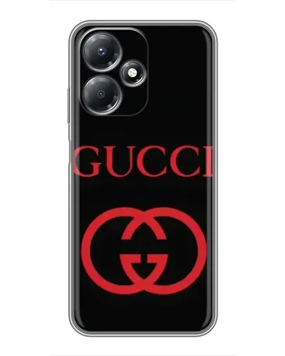 Чехол для Infinix Hot 30 Play с картинкой «Gucci — красный логотип» Чехол для Infinix Hot 30 Play с картинкой «Gucci — красный логотип»