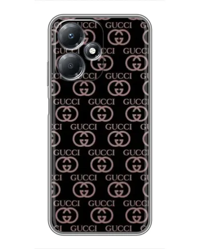 Чехол для Infinix Hot 30 Play с картинкой «Классическая монограмма Gucci» Чехол для Infinix Hot 30 Play с картинкой «Классическая монограмма Gucci»