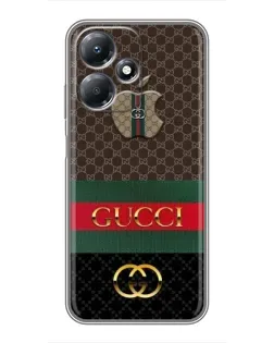 Чехол для Infinix Hot 30 Play с картинкой «Gucci — брендированный десерт»