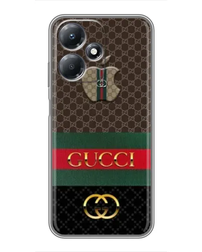 Чехол для Infinix Hot 30 Play с картинкой «Gucci — брендированный десерт» Чехол для Infinix Hot 30 Play с картинкой «Gucci — брендированный десерт»