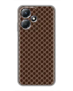 Чохол для Infinix Hot 30 Play з картинкою «Gucci — шоколадна сітка» Чохол для Infinix Hot 30 Play з картинкою «Gucci — шоколадна сітка»
