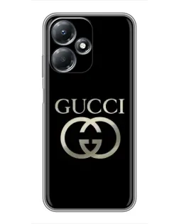 Чохол для Infinix Hot 30 Play з картинкою «Gucci — золото на чорному» Чохол для Infinix Hot 30 Play з картинкою «Gucci — золото на чорному»