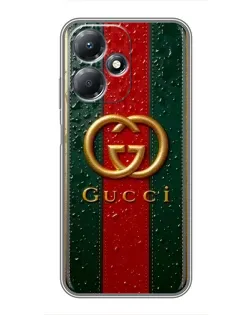 Чохол для Infinix Hot 30 Play з картинкою «Gucci — фірмова смуга та золото» Чохол для Infinix Hot 30 Play з картинкою «Gucci — фірмова смуга та золото»