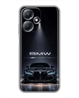 Чохол для Infinix Hot 30 Play з картинкою «BMW крізь нічне місто»