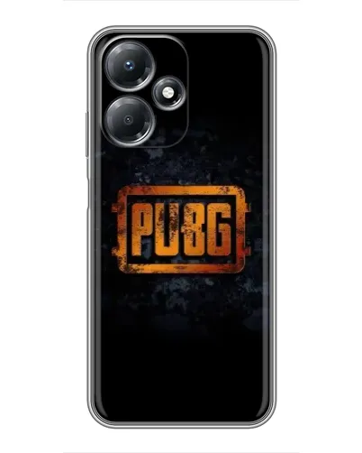 Чехол для Infinix Hot 30 Play с картинкой «PUBG — золотой логотип»