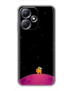 Чехол для Infinix Hot 30 Play с картинкой «Одинокий герой на планете» Чехол для Infinix Hot 30 Play с картинкой «Одинокий герой на планете»