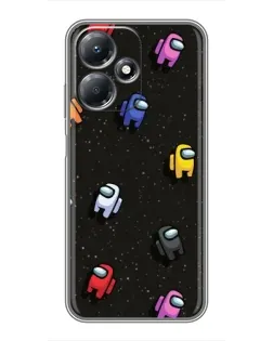 Чехол для Infinix Hot 30 Play с картинкой «Космический паттерн Among Us» Чехол для Infinix Hot 30 Play с картинкой «Космический паттерн Among Us»