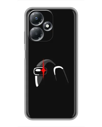 Чехол для Infinix Hot 30 Play с картинкой «Among Us шлем»