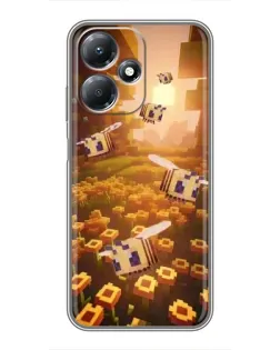 Чехол для Infinix Hot 30 Play с картинкой «Поле подсолнухов»