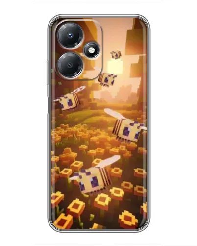 Чехол для Infinix Hot 30 Play с картинкой «Поле подсолнухов»