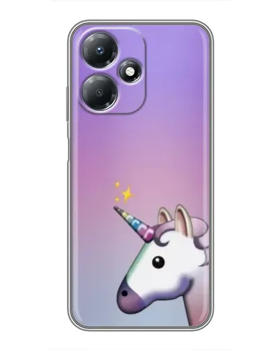 Чехол для Infinix Hot 30 Play с картинкой «Единорог градиент»