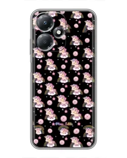 Чехол для Infinix Hot 30 Play с картинкой «Magic Unicorn паттерн»